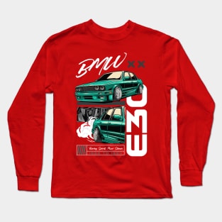 Iconic BMW E30 Design Long Sleeve T-Shirt